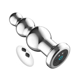 Toosh Remote Controlled Metal Vibrating Anal Beads Butt Plug Sex Toy