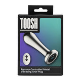 Toosh Remote Controlled Metal Vibrating Anal Plug 10 Speed USB Sex Toy