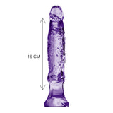ToyJoy Anal Starter 6 Inch Purple Penis Dildo Beginners Realistic Butt Plug Probe Sex Toy