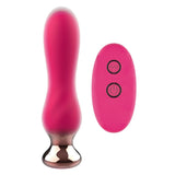 ToyJoy Buttocks The Elegant Butt Plug Pink Remote Control USB Silent Play Anal Pleasure Vibrator Sex Toy