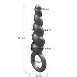 ToyJoy Buttocks 'The Screw' Metallic Silicone Plug