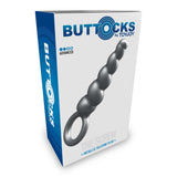 ToyJoy Buttocks 'The Screw' Metallic Silicone Plug