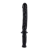 ToyJoy Get Real The Manhandler 14.5 Inch Black Dildo Wand Realistic Penis Probe Sex Toy