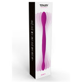ToyJoy Infinity Double Dildo Vibrator Pink Flexible Bulb Tip Rechargeable Couples Sex Toy