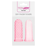 ToyJoy Sexy Finger Tip Ticklers Pink Textured Sleeve Set Masturbation