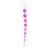 ToyJoy Thai Purple Jelly Love Anal Beads 10 String Chain Butt Plug Sex Play