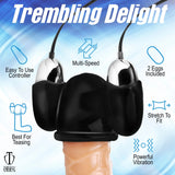 Trinity Men Multi Speed Vibrating Bullet Penis Head Tip Teaser Sex Toy