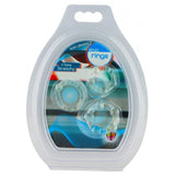 Trinity Men Penis Ring Set Clear 3 Size TPR Performance Cock Band