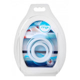 Trinity Men Silicone Cock Rings Set Clear 3 Size Penis Erection Bands