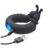 Trinity Vibes 10X Cobra Powerful Dual Stimulation Silicone Cock Ring Penis Testicles Sex Toy