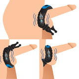 Trinity Vibes 10X Cobra Powerful Dual Stimulation Silicone Cock Ring Penis Testicles Sex Toy