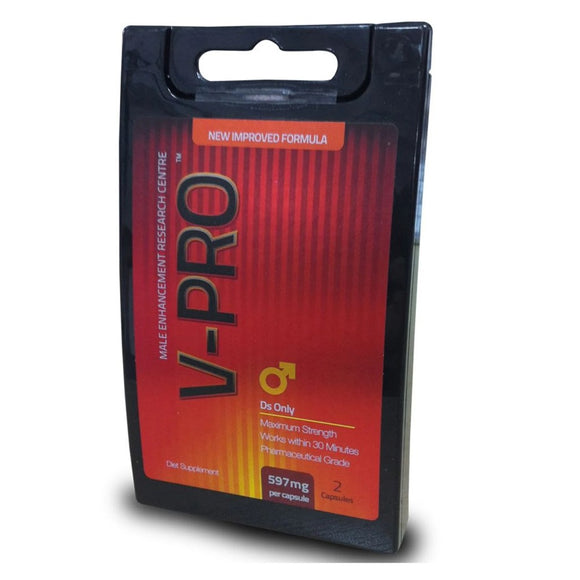 V-Pro Diet Supplement Strong Male Sexual Enhancement Viapro Mens Libido Pills 2 Capsules