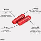 V-Pro Diet Supplement Strong Male Sexual Enhancement Viapro Mens Libido Pills 2 Capsules