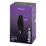We-Vibe Moxie+ Panty Vibrator Satin Black Remote App Control Sex Toy