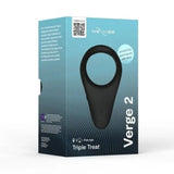 We-Vibe Verge 2 Vibrating Perinium Stimulator Black Cock Ring App Control Sex Toy