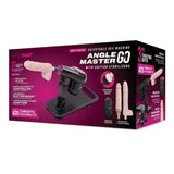 Whipsmart Angle Master Go Wireless Remote Control Adjustable Thrusting Dildo Sex Machine Set