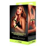 Whipsmart Deluxe Detachable Glow In The Dark Buckle Cuffs Wrist Ankle Restraints