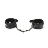 Whipsmart Diamond Deluxe Buckle Hand Cuffs Black Bondage Restraints Fetish Play