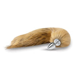 Whipsmart Furry Tales Fox Tail Metal Butt Plug Faux Fur Cosplay Animal Fantasy Role Play Anal Sex Toy