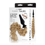 Whipsmart Furry Tales Pony Tail Silicone Butt Plug Blonde Hair Anal Fetish Cosplay Fantasy Play