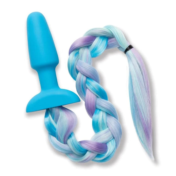 Whipsmart Furry Tales Unicorn Tail Silicone Butt Plug Hair Plait Anal Fetish Fantasy Cosplay Sex Toy