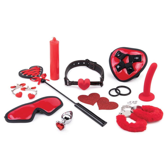 Whipsmart Heartbreaker 10pc Bondage Set Beginners BDSM Starter Sex Kit