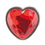 Whipsmart Heartbreaker 2.5" Heart Crystal Jewel Butt Plug Small Size Beginners Anal Sex Toy