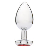 Whipsmart Heartbreaker Jewel Heart Crystal Metal Butt Plug Large Size