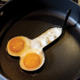 Willie Egg Fryer Penis Shaped Stencil Funny Willy Food Cooking Utensil Adult Novelty Gift