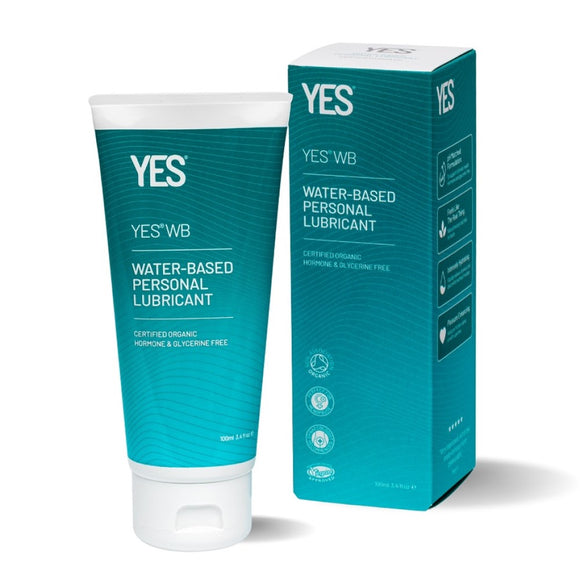YES WB Organic Water Based Personal Lubricant 100ml Natural Vaginal Sex Lube
