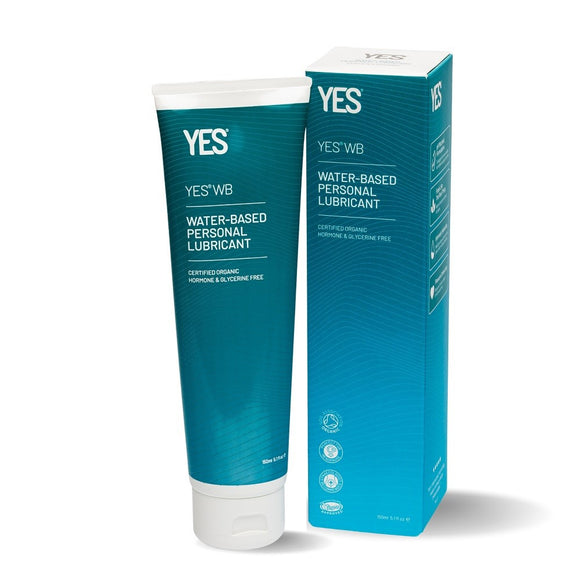 YES WB Organic Water Based Personal Lubricant 150ml Natural Vaginal Sex Lube