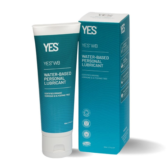 YES WB Organic Water Based Personal Lubricant 50ml Natural Vaginal Sex Lube