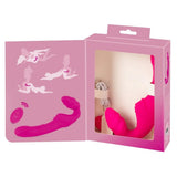 You2Toys Double Teaser Remote Controlled Strapless Strap-On Couples Vibrating Pink Dildo Sex Toy