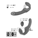 You2Toys Double Teaser Remote Controlled Strapless Strap-On 2 Couples Vibrating Pink Dildo Sex Toy