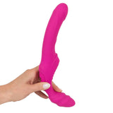 You2Toys Double Teaser Remote Controlled Strapless Strap-On 2 Couples Vibrating Pink Dildo Sex Toy