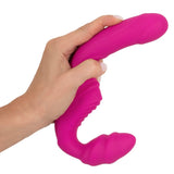You2Toys Double Teaser Remote Controlled Strapless Strap-On 2 Couples Vibrating Pink Dildo Sex Toy