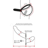 You2Toys Double Thruster Vibrating Double Ended Dildo Strap-On Harness Couples Sex Toy