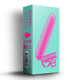 You Love Me 'Buzz Me' Mini Vibrator Red Ribbed Discreet Fun Sex Toy