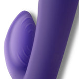 You Love Me Get Me Dual Vibrator Purple Bunny Rabbit Vibe Fun Sex Toy