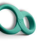 You Love Me Grip Me Cock & Ball Ring Green Double Penis Testicle Band