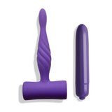 You Love Me Share Me Vibrator & Butt Plug Set Anal Fun Beginners Sex Toys