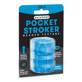 Zolo Backdoor Pocket Stroker Beaded Texture Oral Sex Play Masturbator