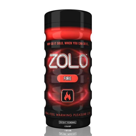 Zolo Fire Warming Pleasure Cup Male Masturbator Penis Stimulator Stroker Sex Toy