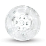 Zolo Lucid Tunnel Hand Stroker Clear Textured Masturbator Sleeve Male Sex Toy