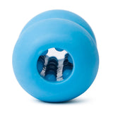 Zolo Mini Double Bubble Stroker Blue Egg Open End Masturbator Oral Play Sex Toy