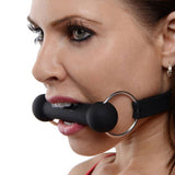 Master Series 'Mr. Ed' Lockable Silicone Horse Bit Gag