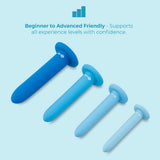 b-Vibe Anal Training Silicone Dilator Butt Plug Set Beginners Sex Play