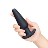 b-Vibe Butties Hefty Weighted Silicone Butt Plug 185g Anal Sex Toy