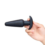 b-Vibe Butties Hefty Weighted Silicone Butt Plug 185g Anal Sex Toy