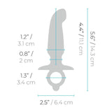 b-Vibe Butties Hither Silicone Prostate Plug Blue Anal P-Spot Sex Toy